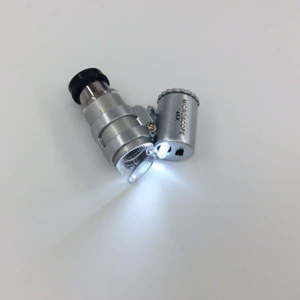 Lomme-mikroskop med led