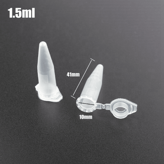 1.5 mL transparent opbevaringsrør til frø (3)